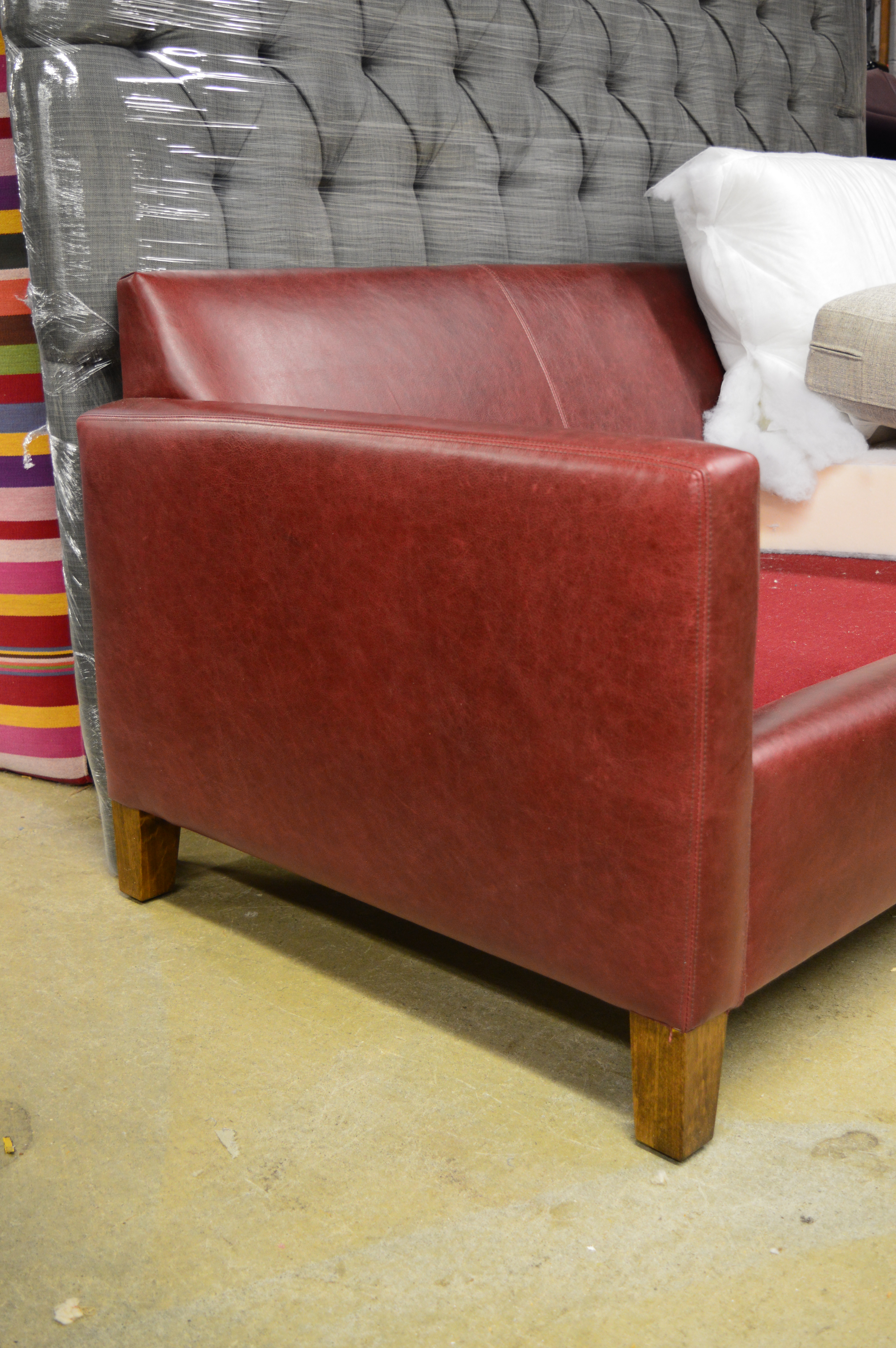 Custom Leather Sofa