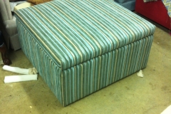 Custom Storage Ottoman