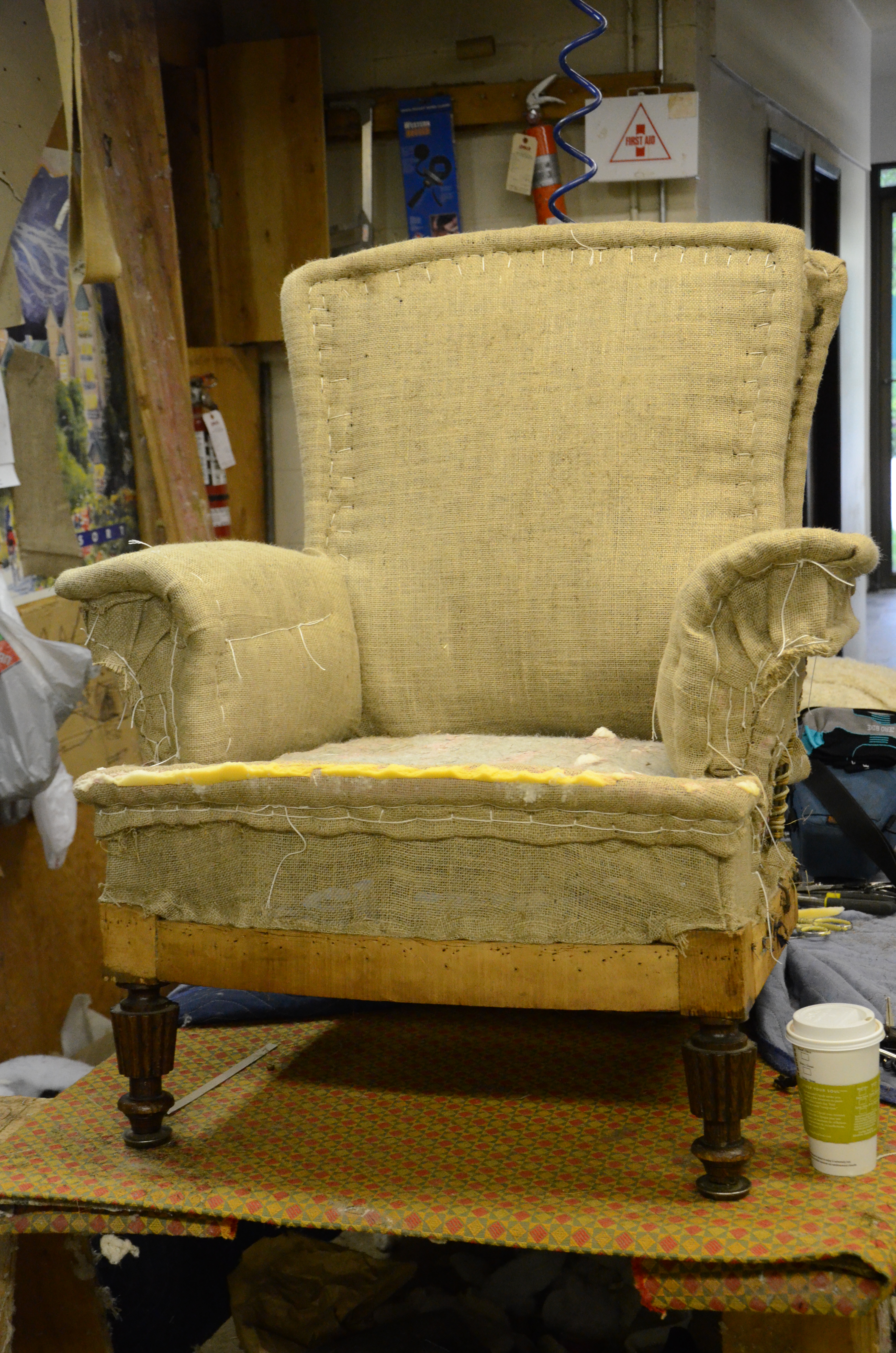 Iron Back Chair