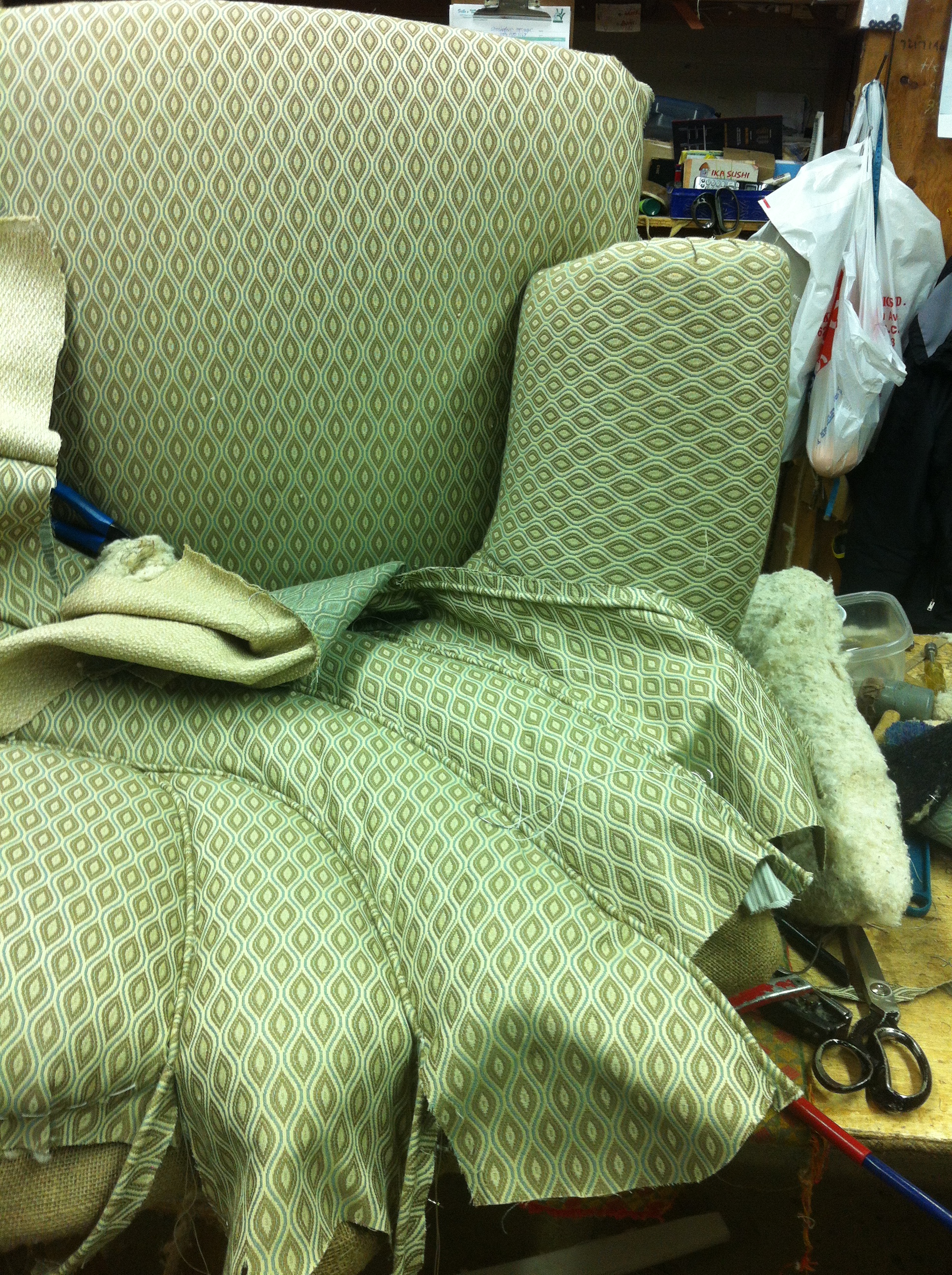 Iron Back Chair