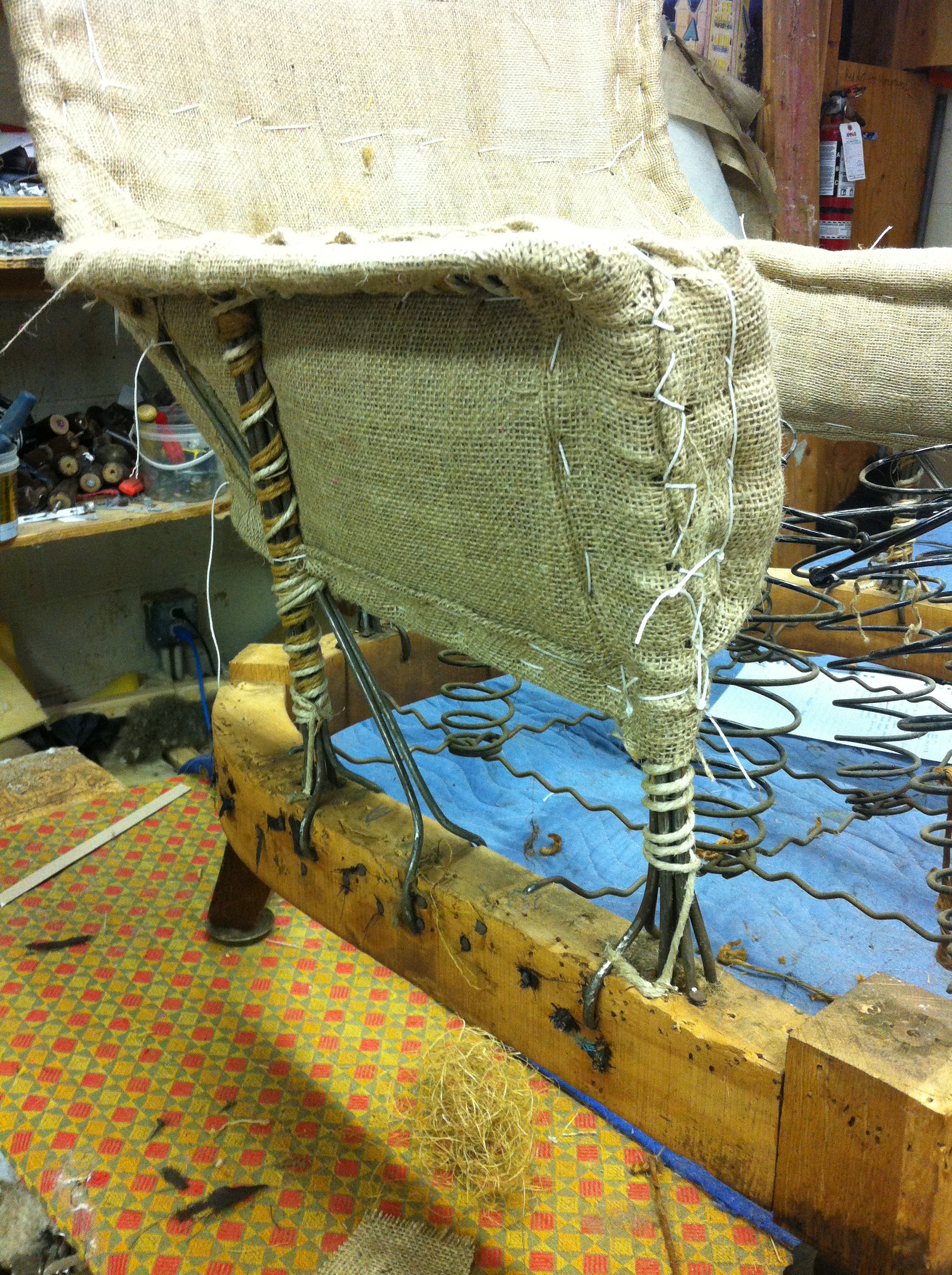 Iron Back Chair