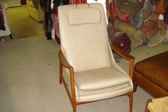 Danish-Chair-Grey-Leather